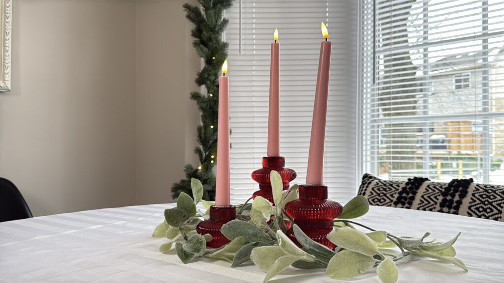Christmas table centerpiece